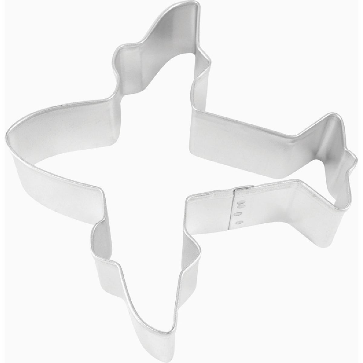R&M 4 In. Steel Airplane Cookie Cutter Image 1