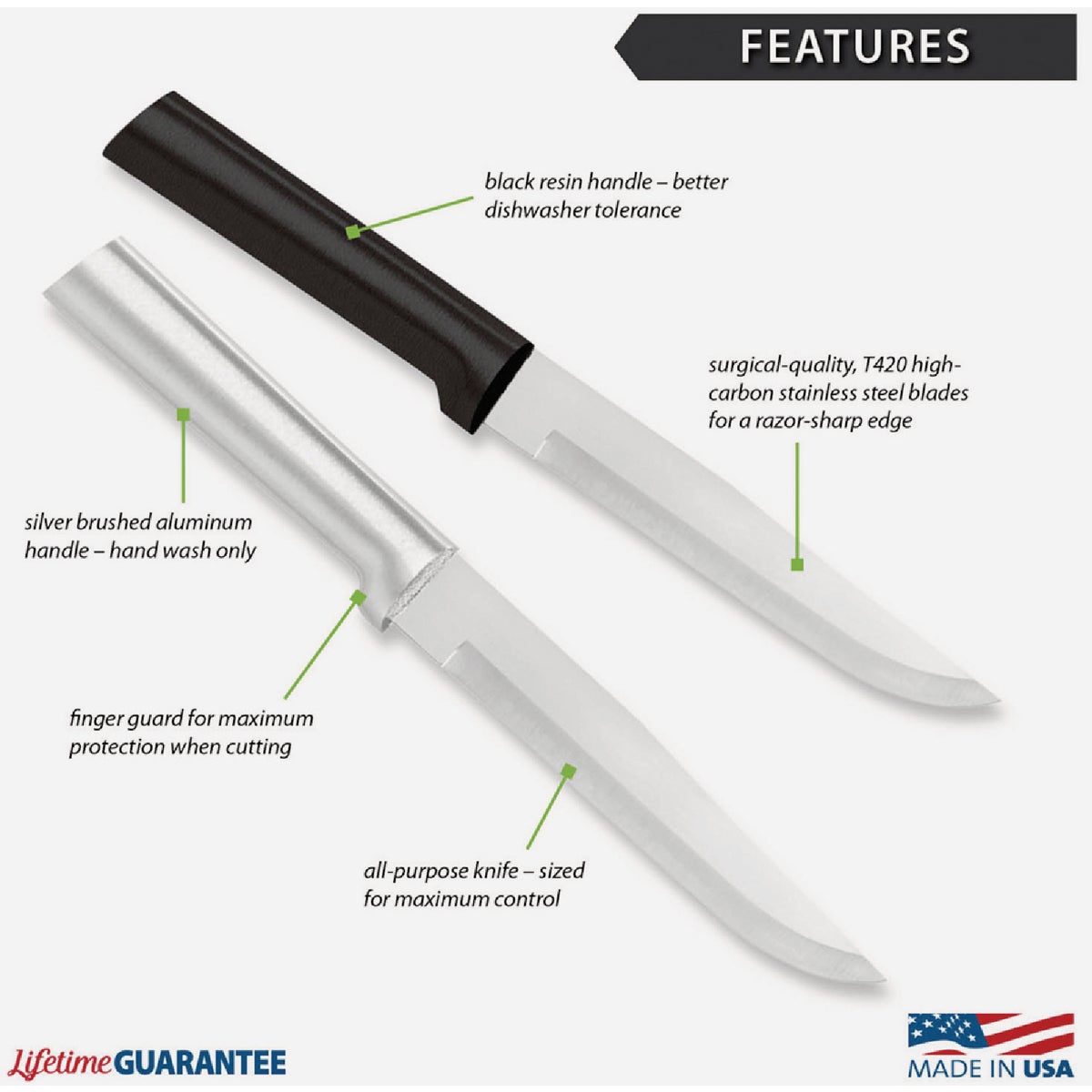 Rada Stubby Butcher Knife Image 2