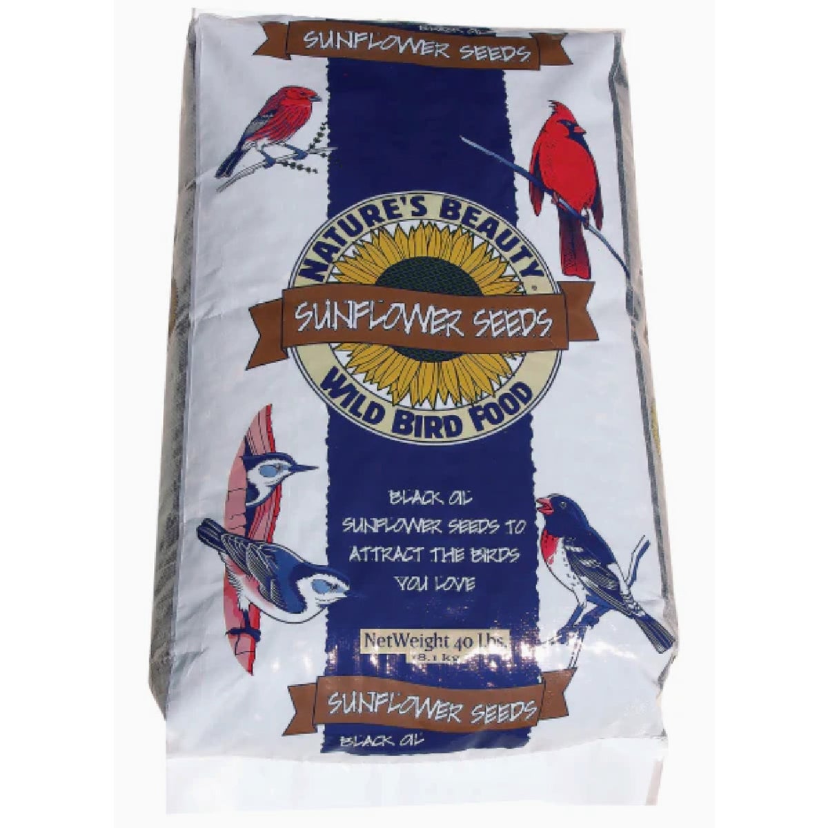 Natures Own Black Oil Sunflower Bird Food Image 1