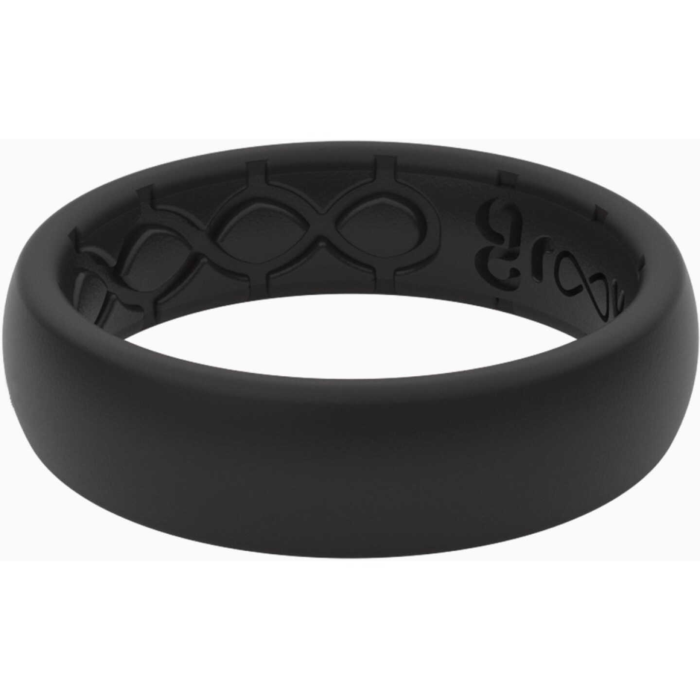 Groove Life Groove Ring Thin Solid Midnight Black Ring Size 6 Image 1