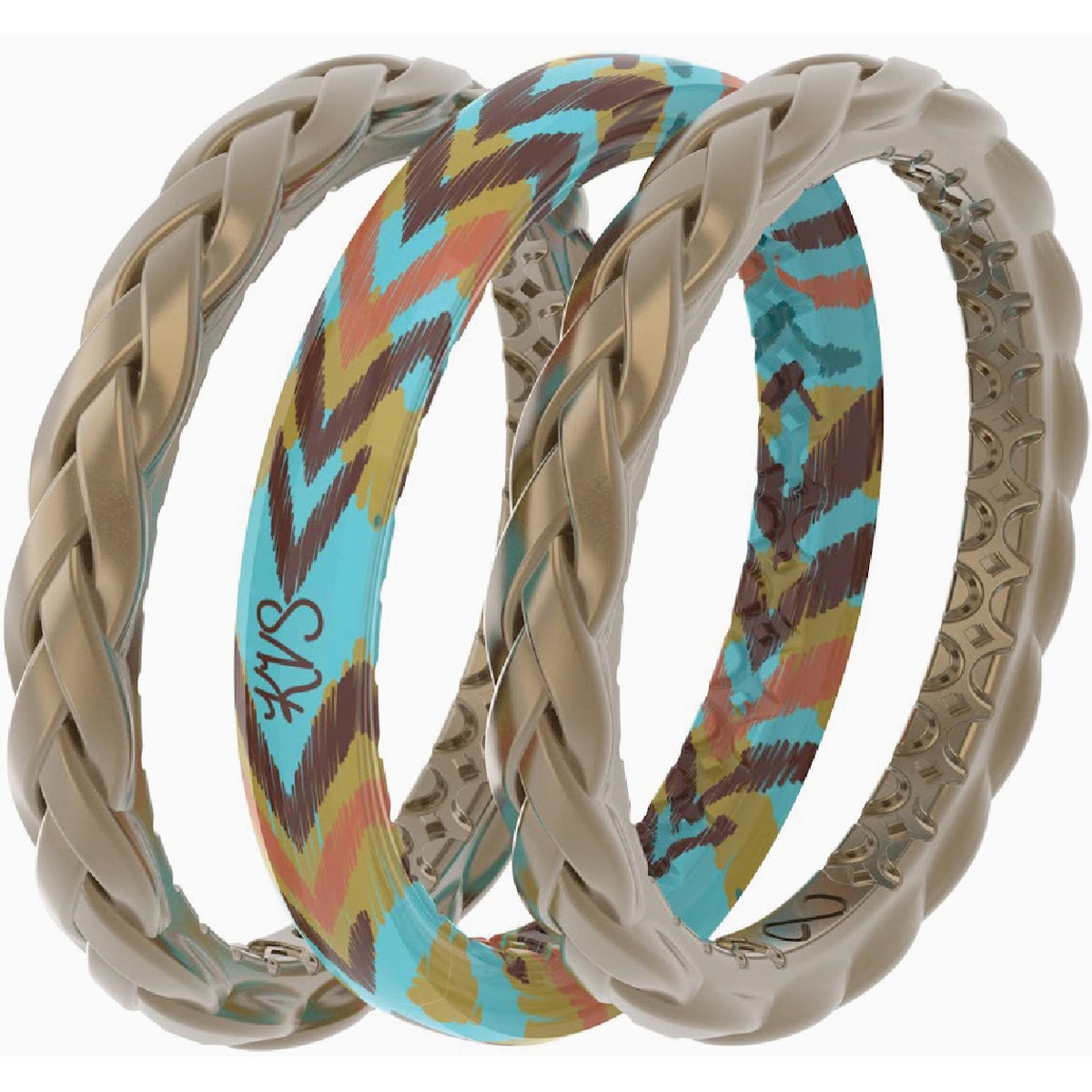 Groove Life Groove Ring Katie Van Slyke Unbridled 3 Band Set Size 7 Image 2