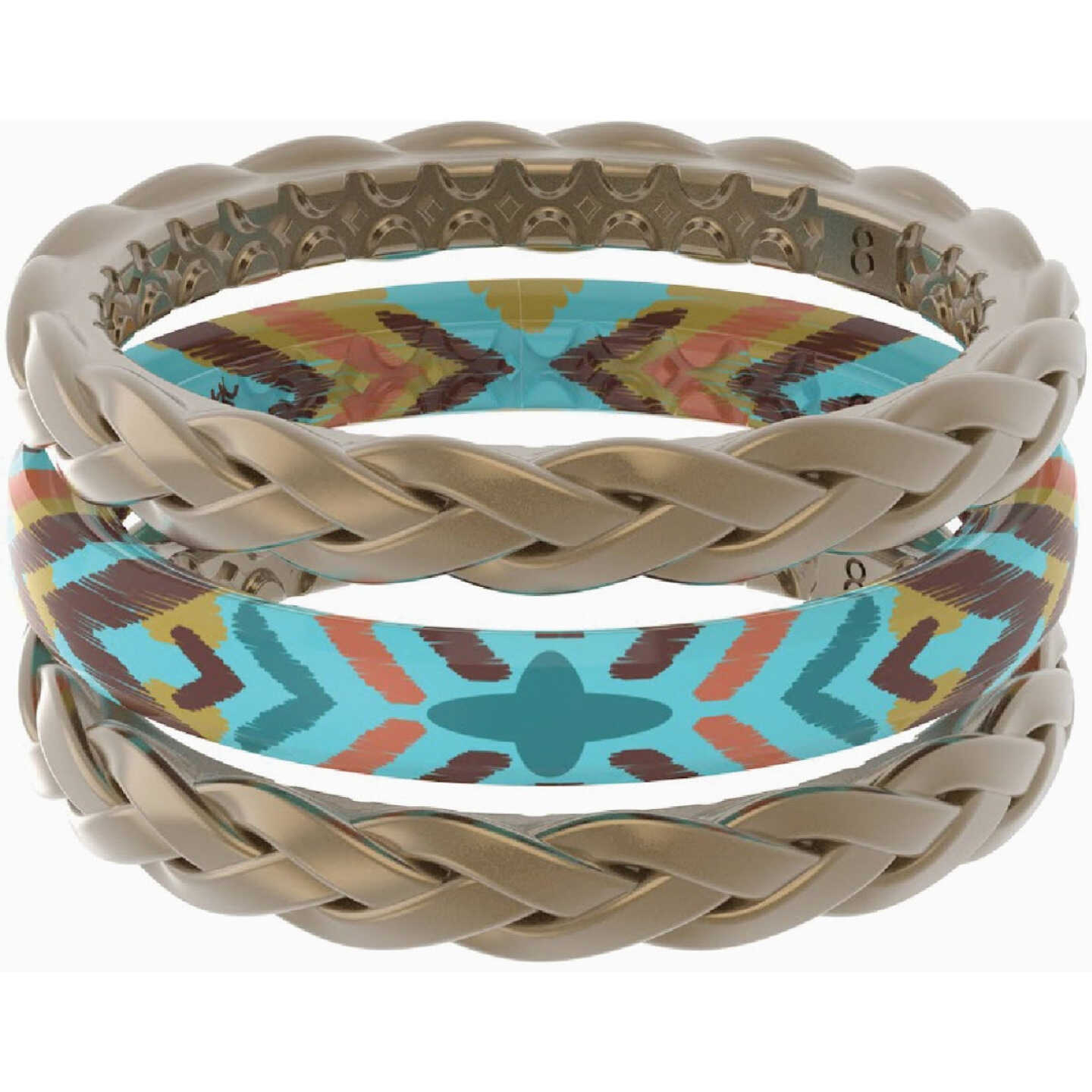 Groove Life Groove Ring Katie Van Slyke Unbridled 3 Band Set Size 9 Image 1