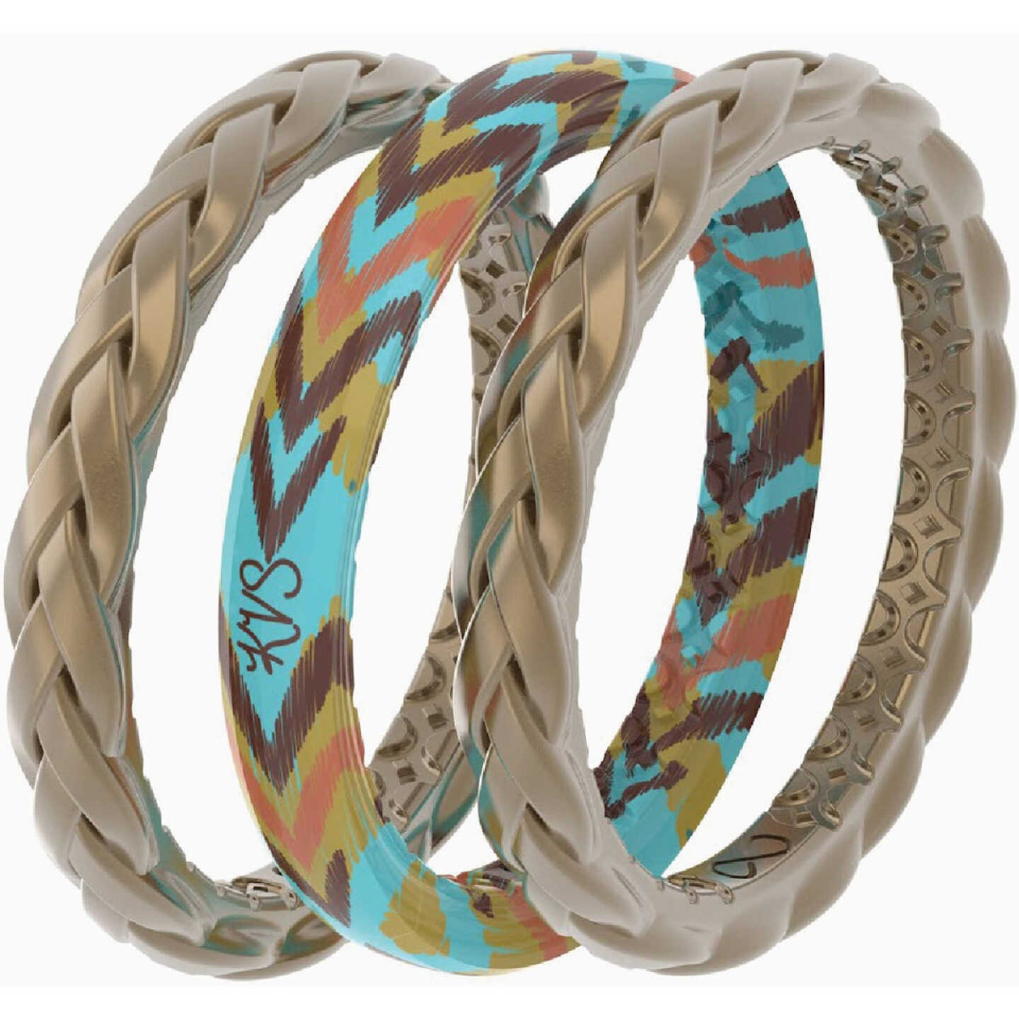 Groove Life Groove Ring Katie Van Slyke Unbridled 3 Band Set Size 9 Image 2