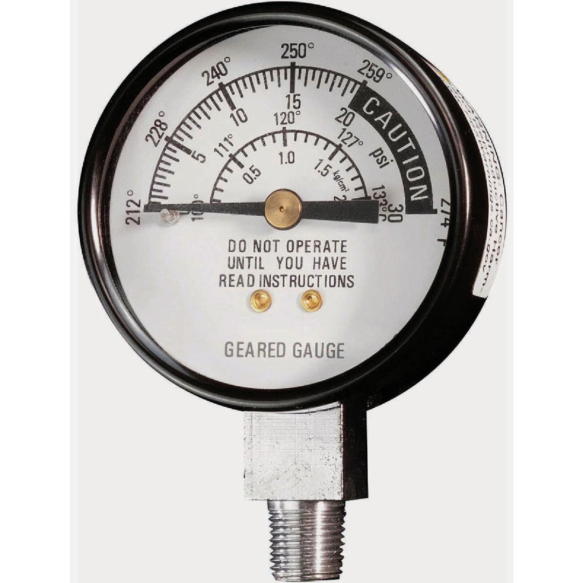 All American 72S Geared Steam Gauge