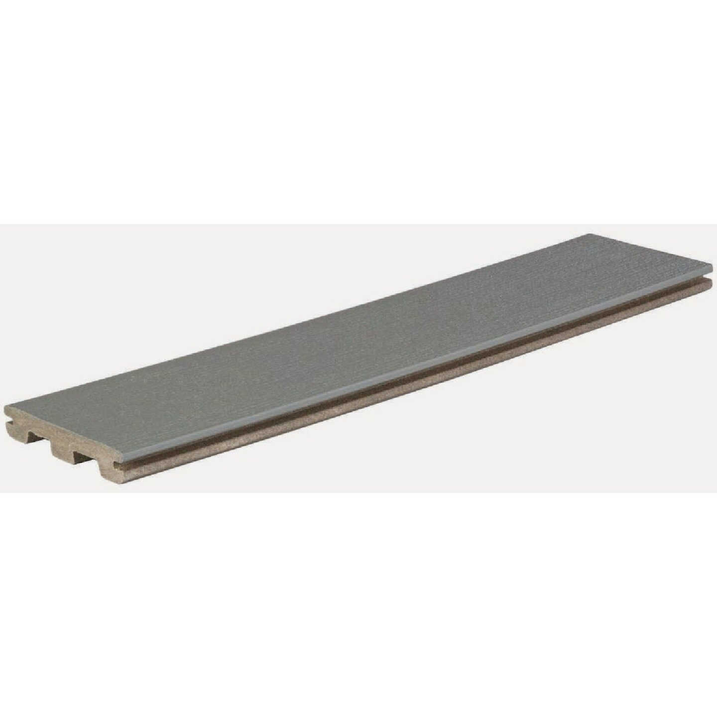 TimberTech Prime Collection 1 In. x 5.5 In. x 16 Ft. Maritime Gray Grooved Composite Deck Board Image 1