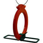 Songbird Essentials Two-Sided Double Orange Fruit Oriole Bird Feeder Image 2