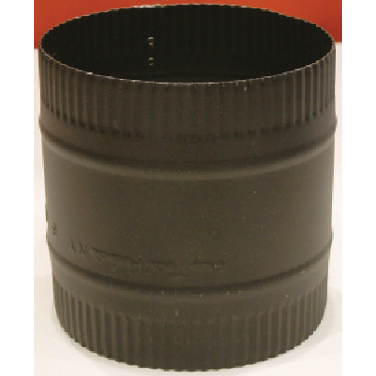 Black Double Crimp Stove Pipe Joint
