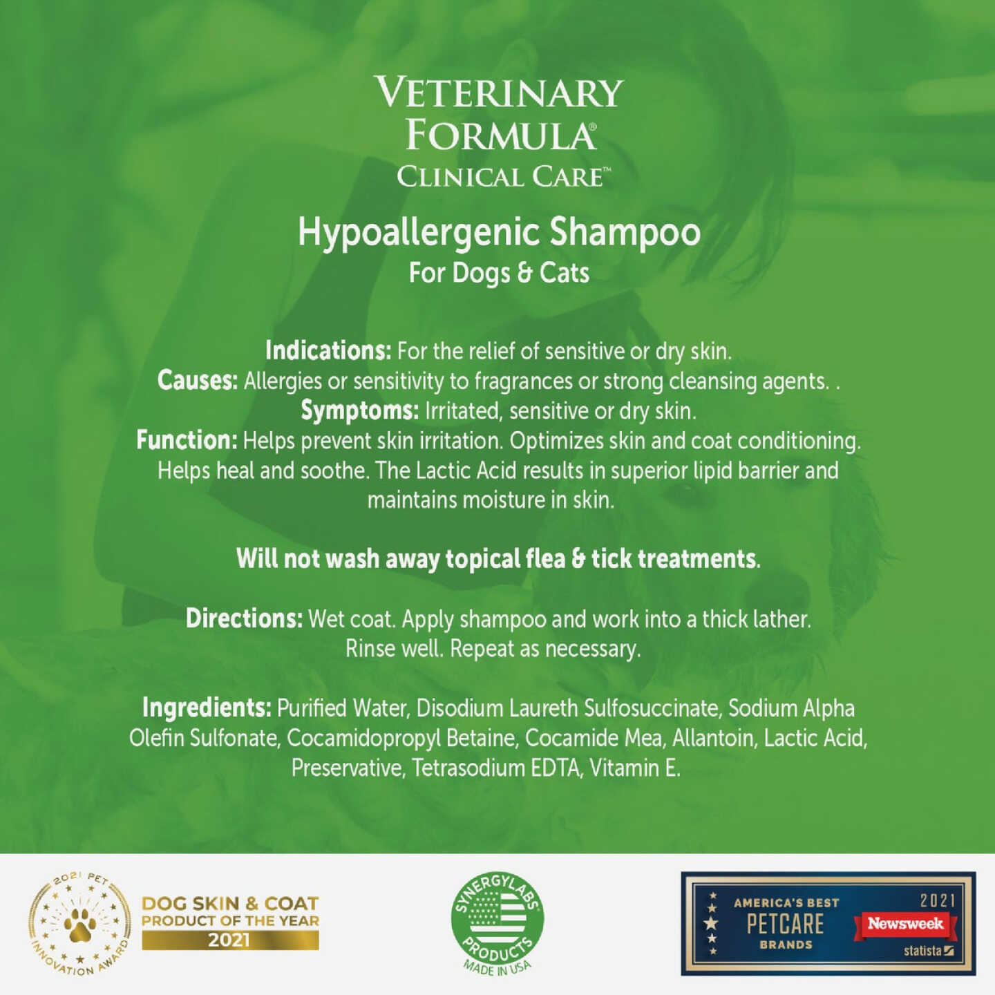 Hypoallergenic Pet Shampoo Image 2