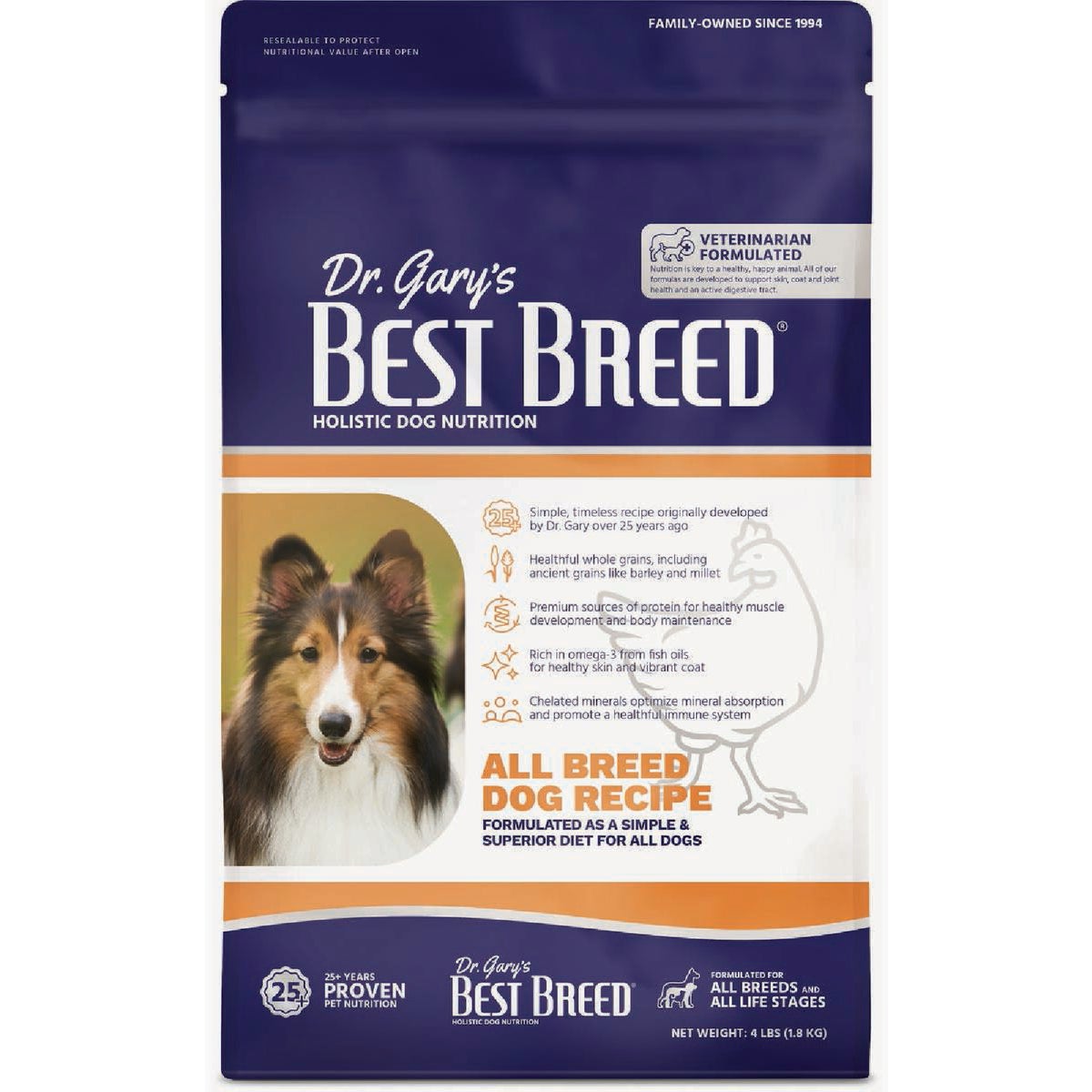 Dr. Gary's Best Breed 28 Lb. All Breed Diet Dry Dog Food