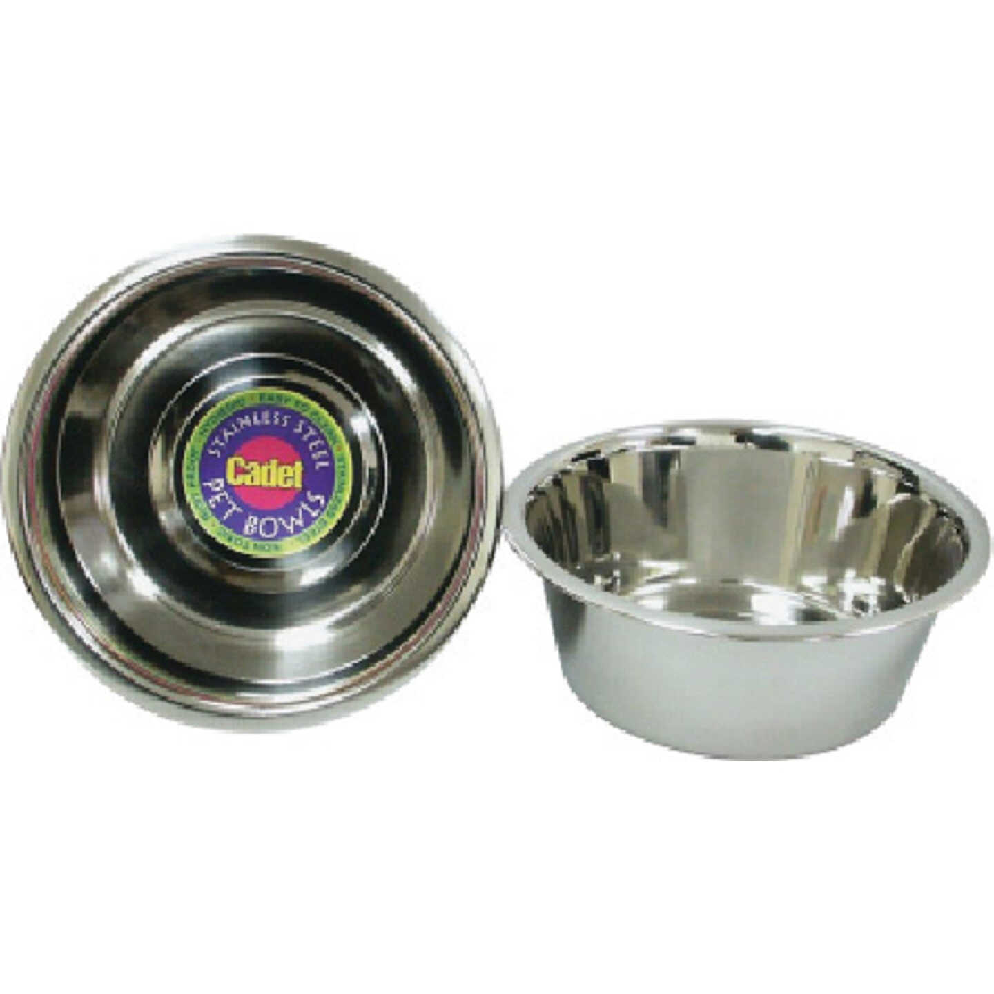 Stainless Steel Pet Bowl, 2 Qt. Image 1