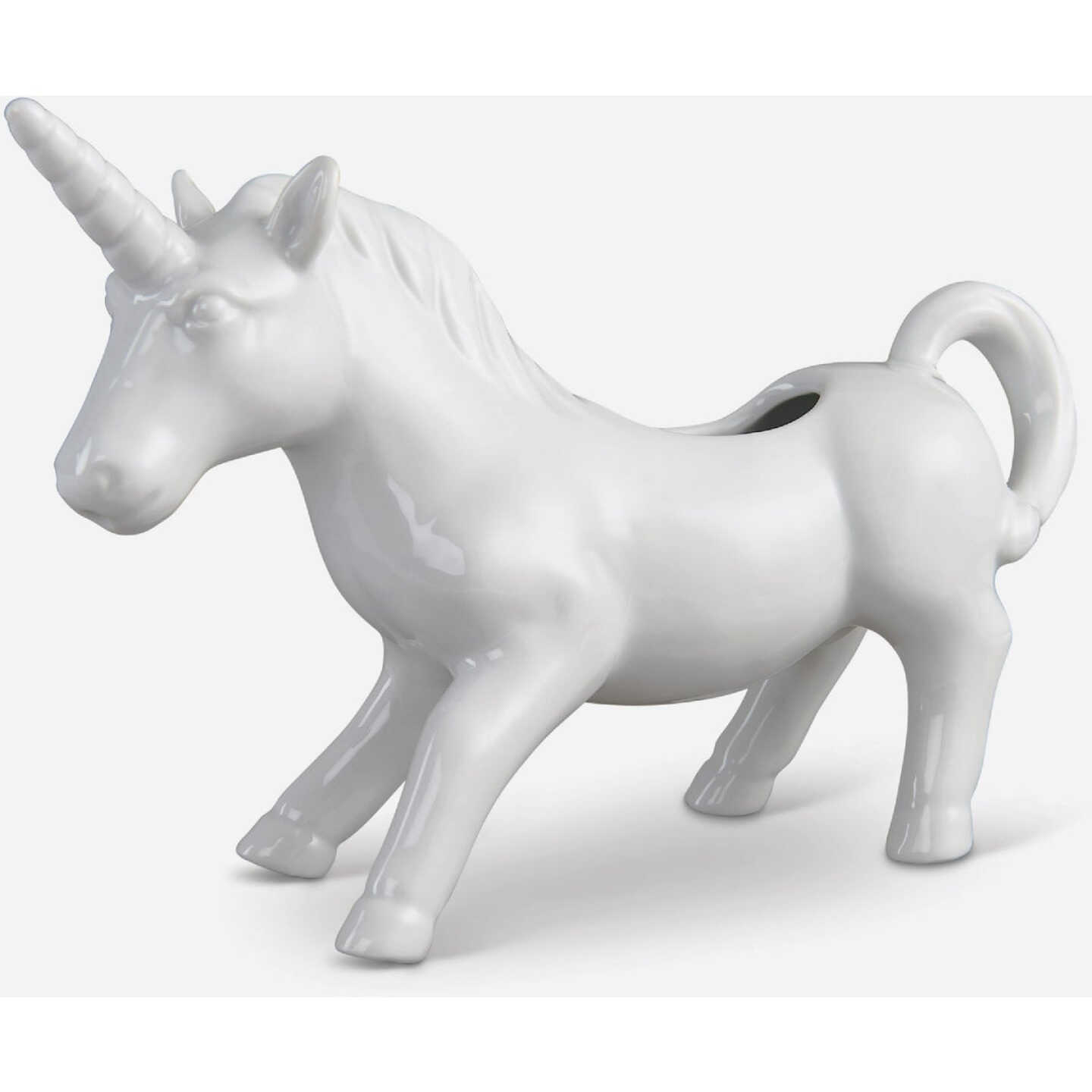 HIC 4 Oz. Porcelain Unicorn Creamer with Handle Image 1
