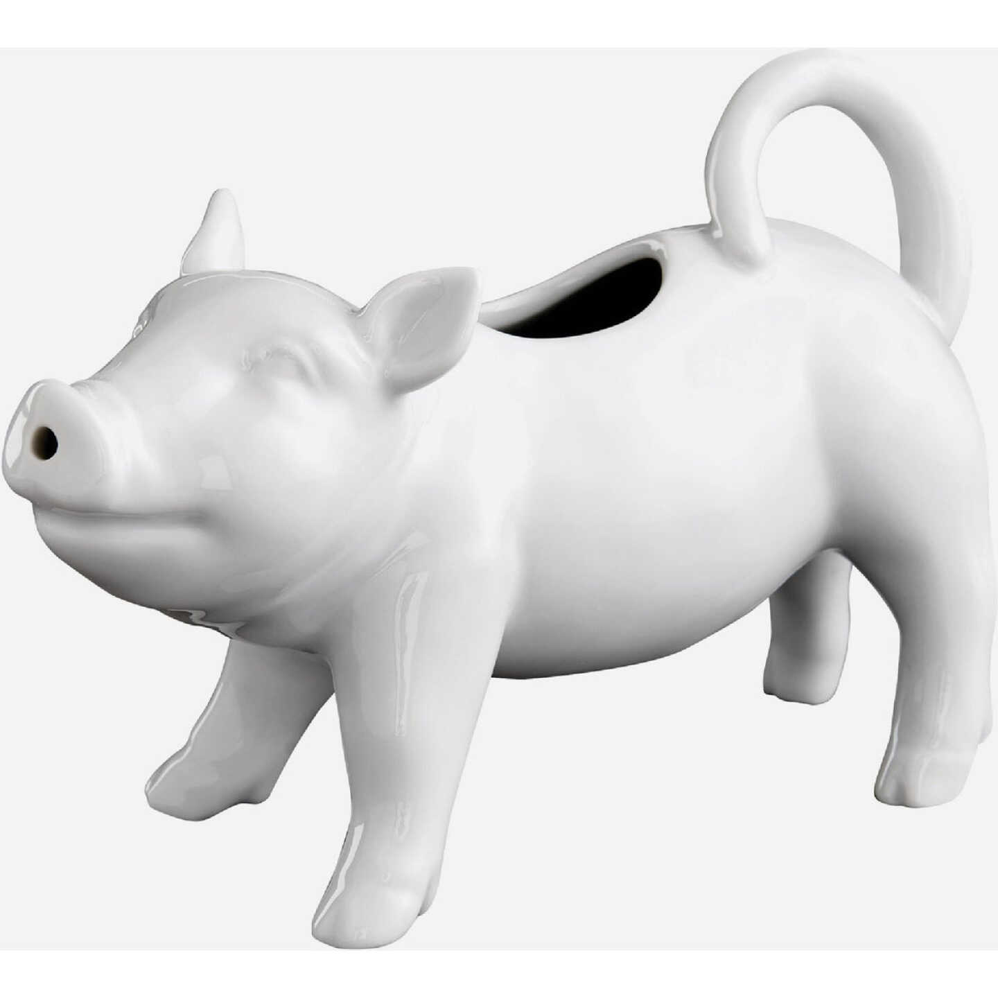 HIC 6 Oz. Porcelain Pig Creamer with Handle Image 1