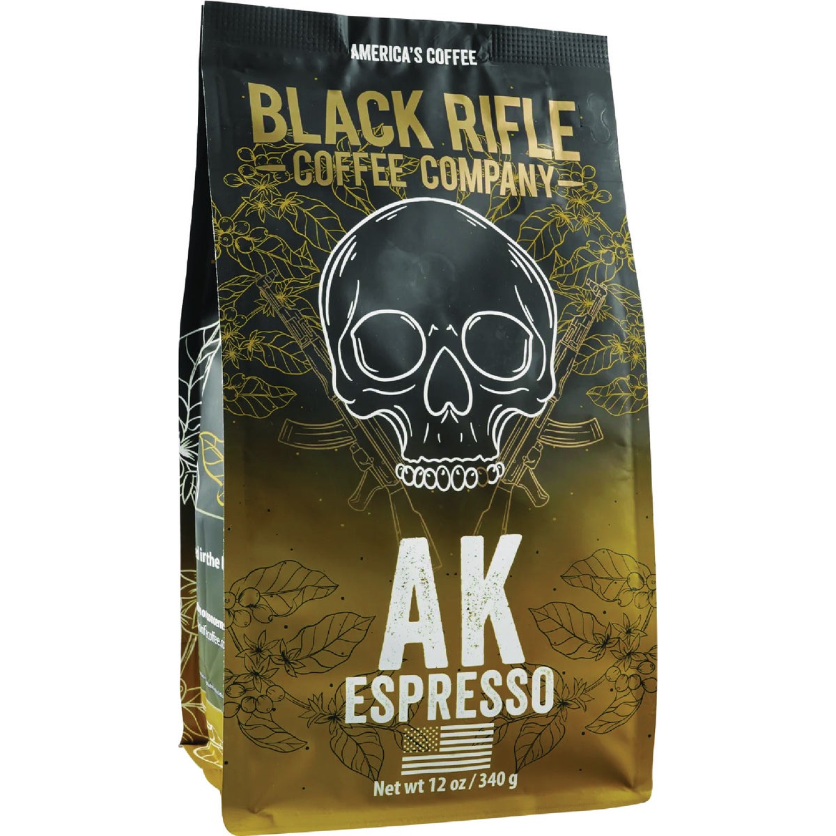 Black Rifle Coffee Company AK-47 Espresso Blend Ground Coffee, 12 Oz.