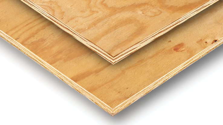 1/2 In. x 4 Ft. x 8 Ft. CDX Construction Grade Plywood