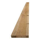 1 In. x 8 In. x 16 Ft. Marine Grade Rough Treated Lumber Image 1