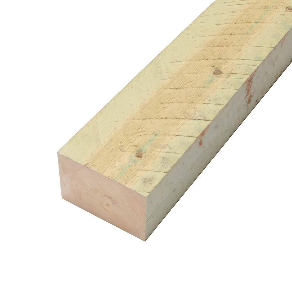 4 In. x 6 In. x 16 Ft. Marine Grade Rough Treated Lumber