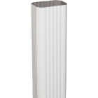 Spectra Metals 2 In. x 3 In. x 15 In. K-Style White Aluminum Downspout Extension Image 1