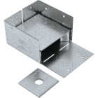 ABW ZMAX Galvanized Adjustable Standoff Post Base for 4x4 Image 1