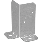 Simpson Strong-Tie 2 In. x 4 In. 12 ga ZMAX Retrofit Post Base Image 1