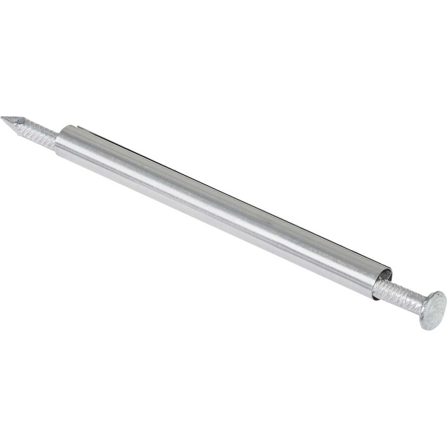 Spectra Metals 7 In. Aluminum White Gutter Spike And Ferrule, (10-Pack) Image 1