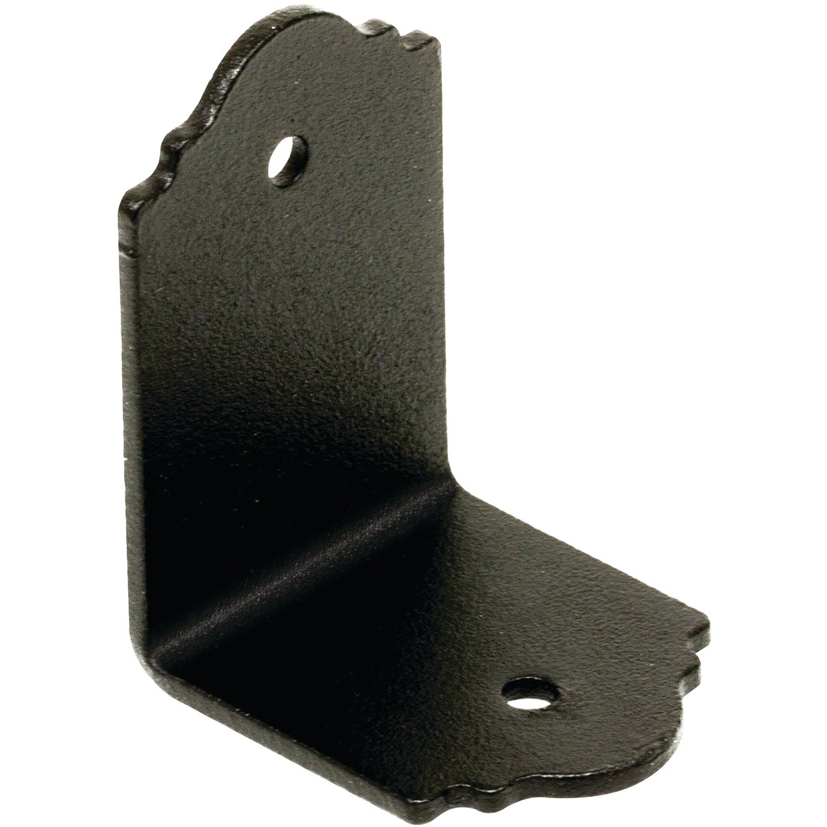 Simpson Strong-Tie Outdoor Accents Mission Collection ZMAX 2X 90 Deg. 14 ga Black Reinforcing Angle