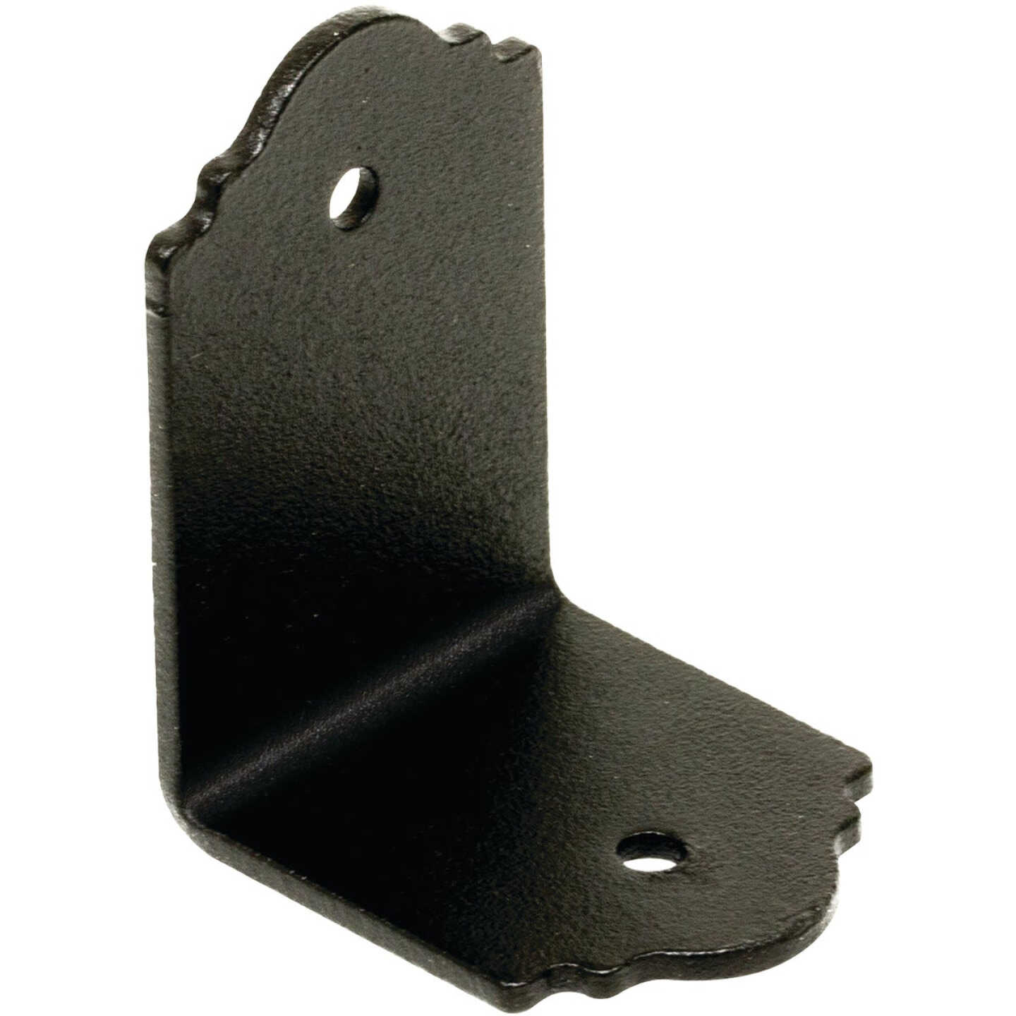 Simpson Strong-Tie Outdoor Accents Mission Collection ZMAX 2X 90 Deg. 14 ga Black Reinforcing Angle Image 1