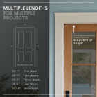 M-D Building Products 96 In. Brown Vinyl-coated Foam Top and Sides Door Seal, 50 Pk. Image 4