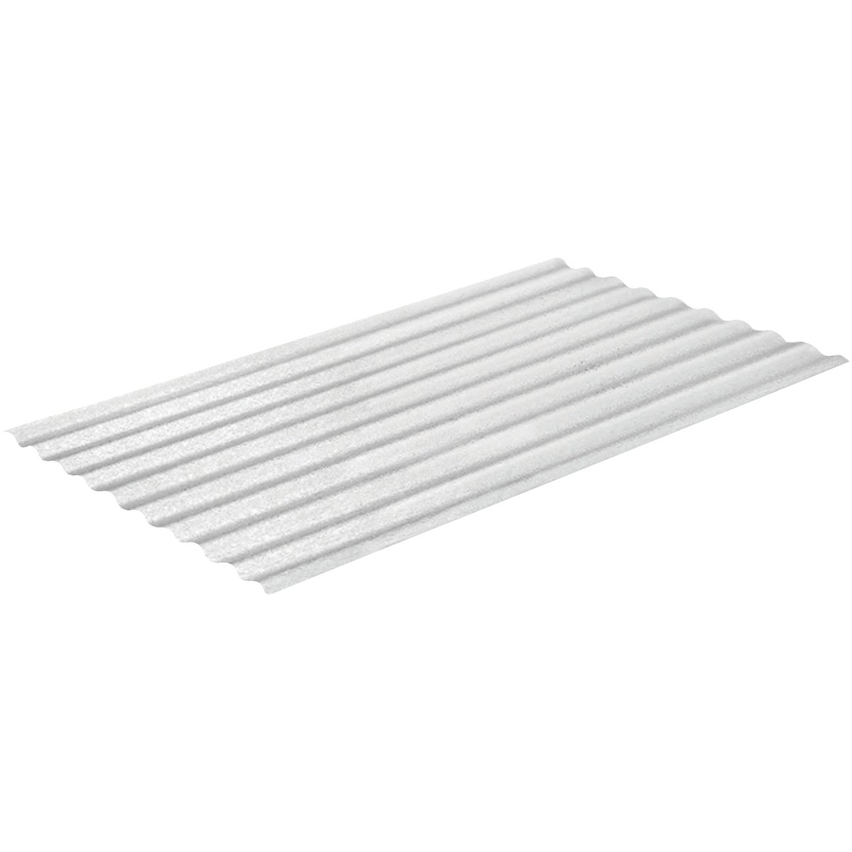 Sequentia WeatherGlaze 26 In. x 12 Ft. White Fiberglass Corrugated Panels
