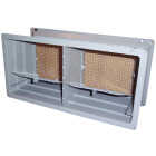 NorWesco DLX 8 In. x 16 In. Plastic Manual Foundation Vent with Damper Image 1