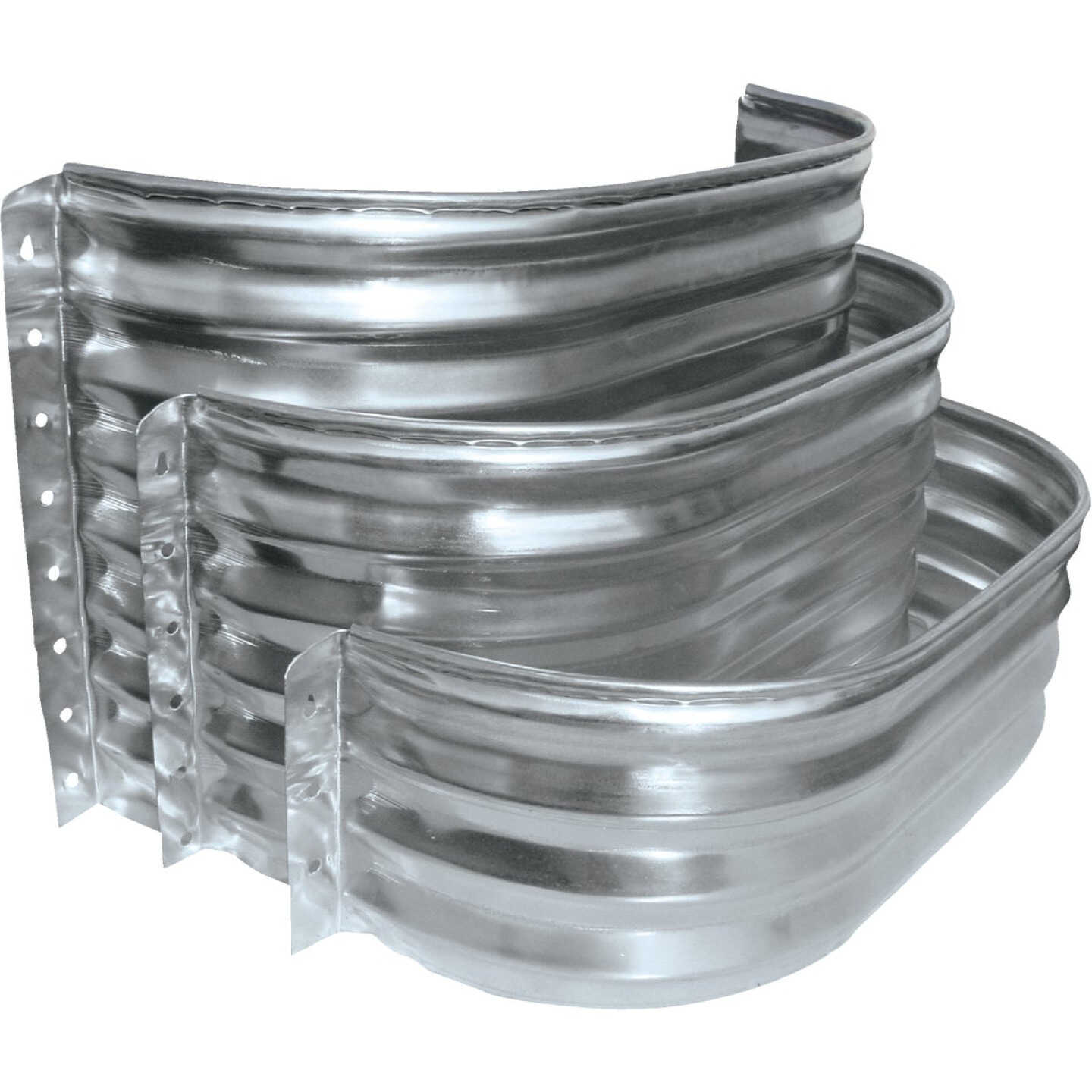 SPC 24 In. x 37 In. Square Galvanized Window Well Image 1