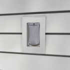 Ply Gem 5-1/4" x 7" White Vinyl Mounting Blocks Image 1