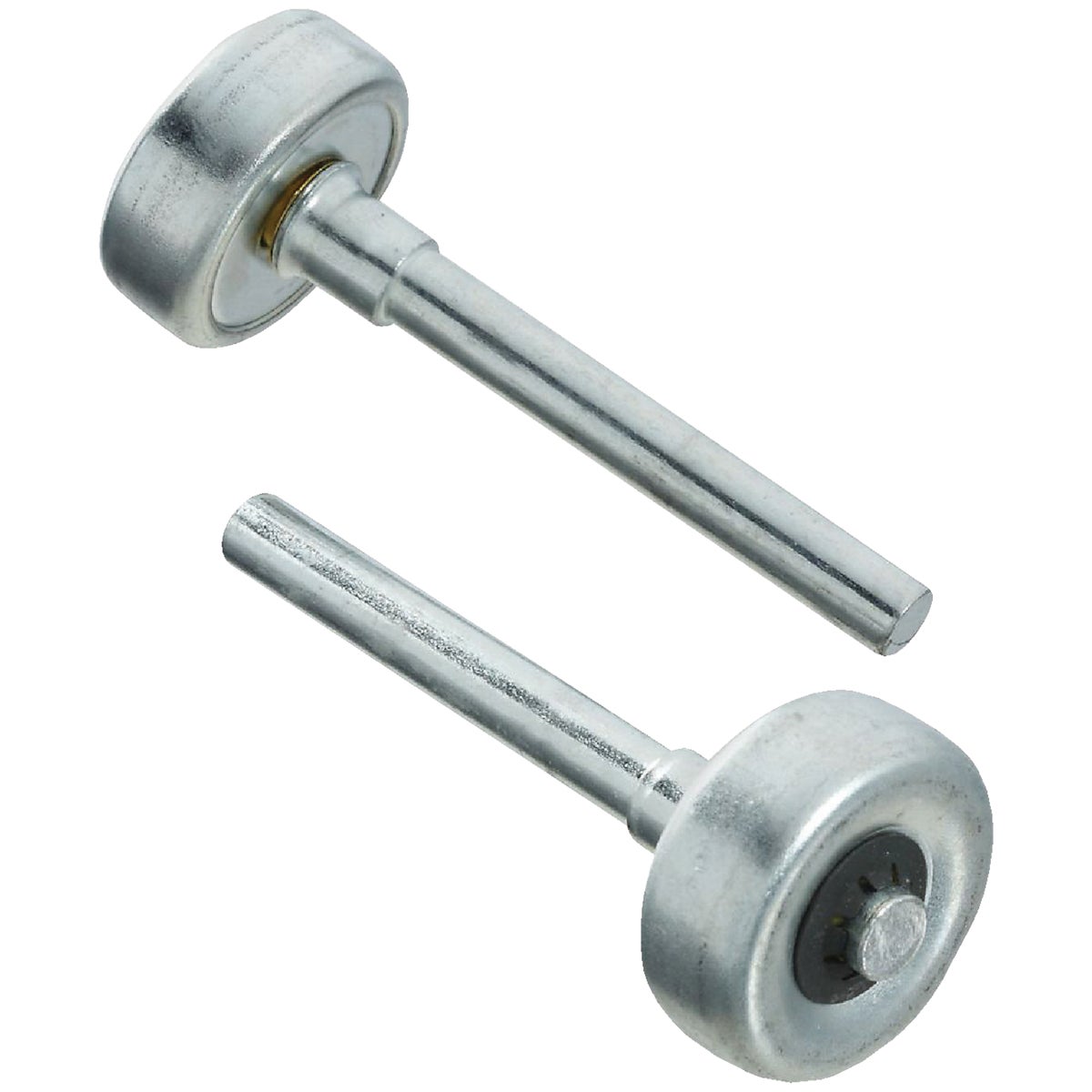 Prime-Line 1-5/16 In. Steel Flat Wheel Frantz Garage Door Roller (2-Pack)
