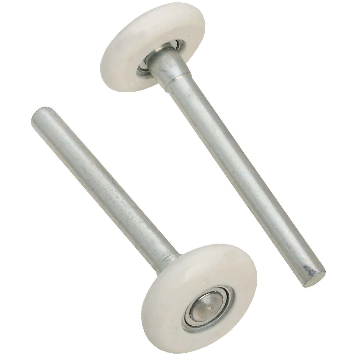 Prime-Line 1-7/8 In. Plastic & Steel Ball Bearing Convex Wheel Garage Door Roller (2-Pack)