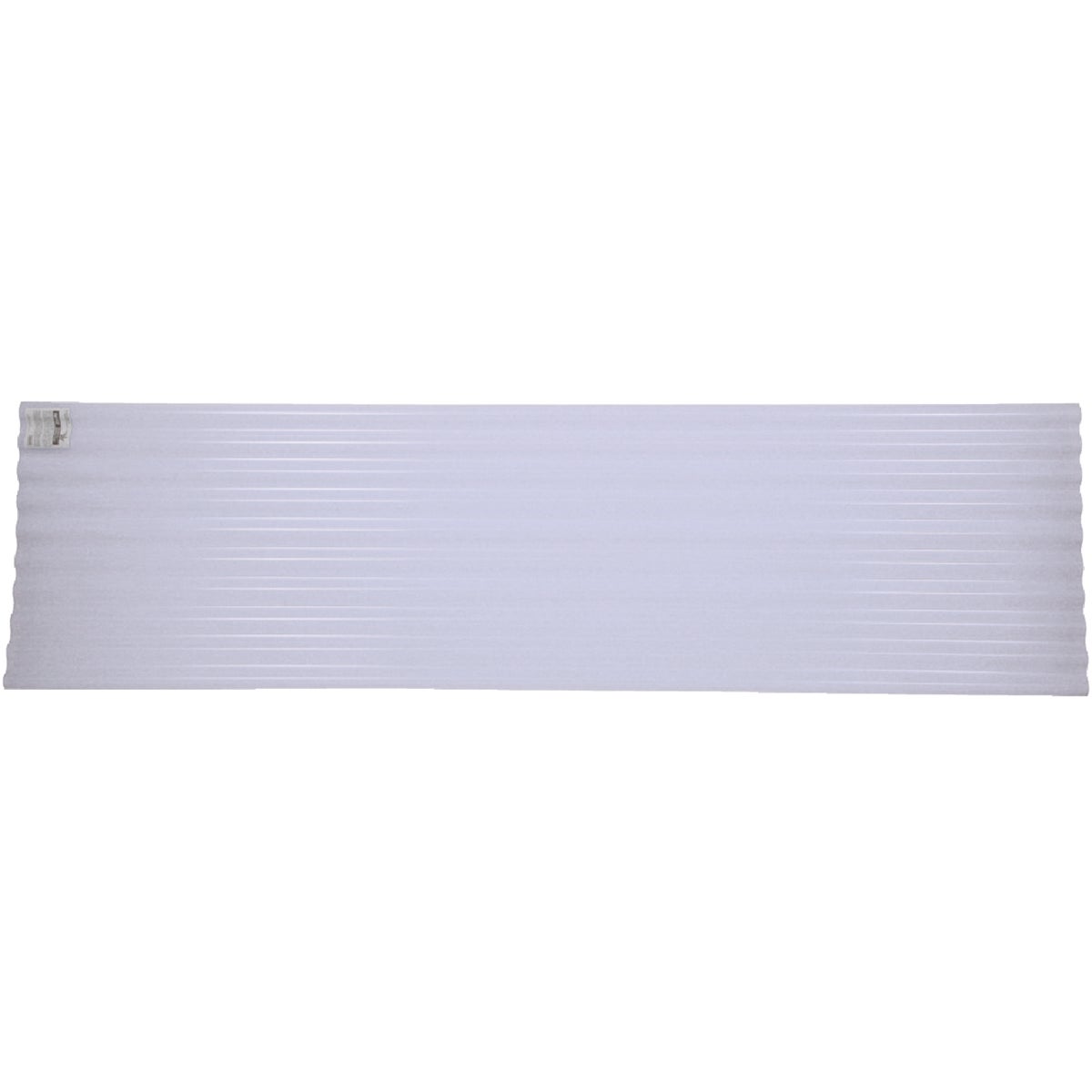 Tuftex Seacoaster 26 In. x 8 Ft. Crystal Clear with Light Blue Tint Round Wave Vinyl Corrugated Panels