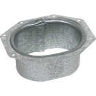 Amerimax 2 In. x 3 In. Galvanized K Style Downspout C-Outlet Image 1