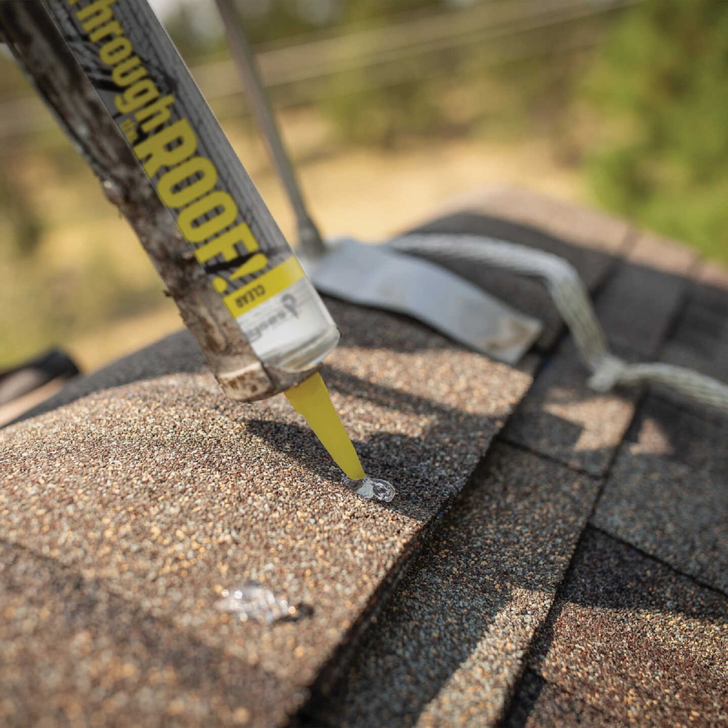 Through The Roof! 1 Gal. VOC Clear Cement & Patching Sealant Image 4