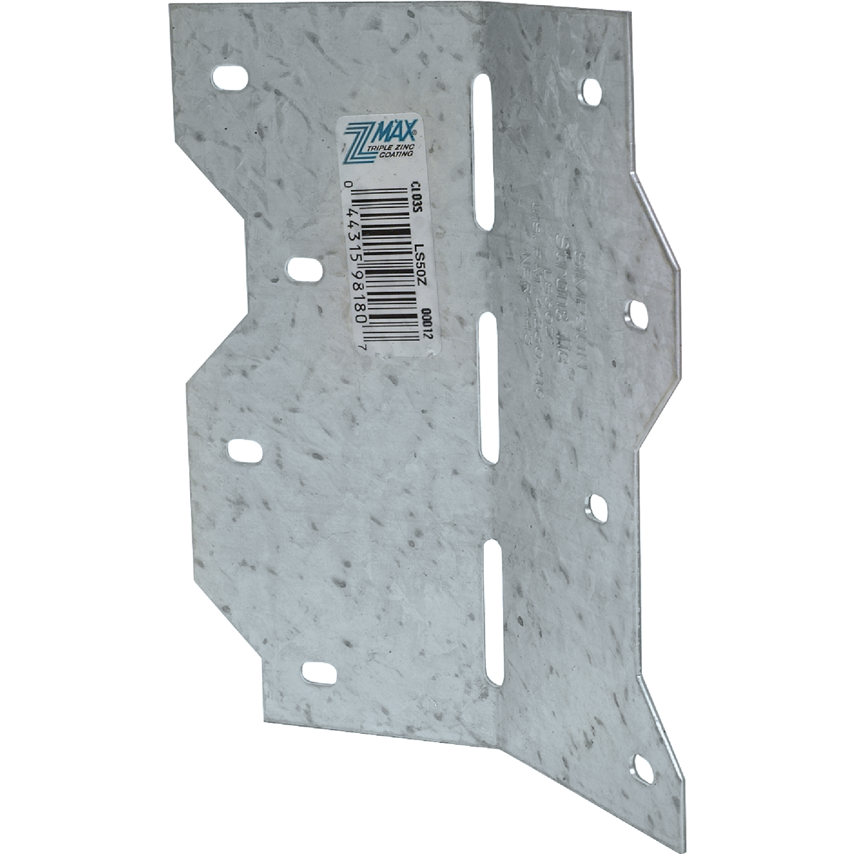 LS 4-7/8 in. 18-Gauge ZMAX Galvanized Adjustable L Angle
