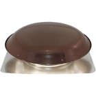 Ventamatic Cool Attic 15" Galvanized Steel Brown Static Roof Mount Attic Vent Image 1
