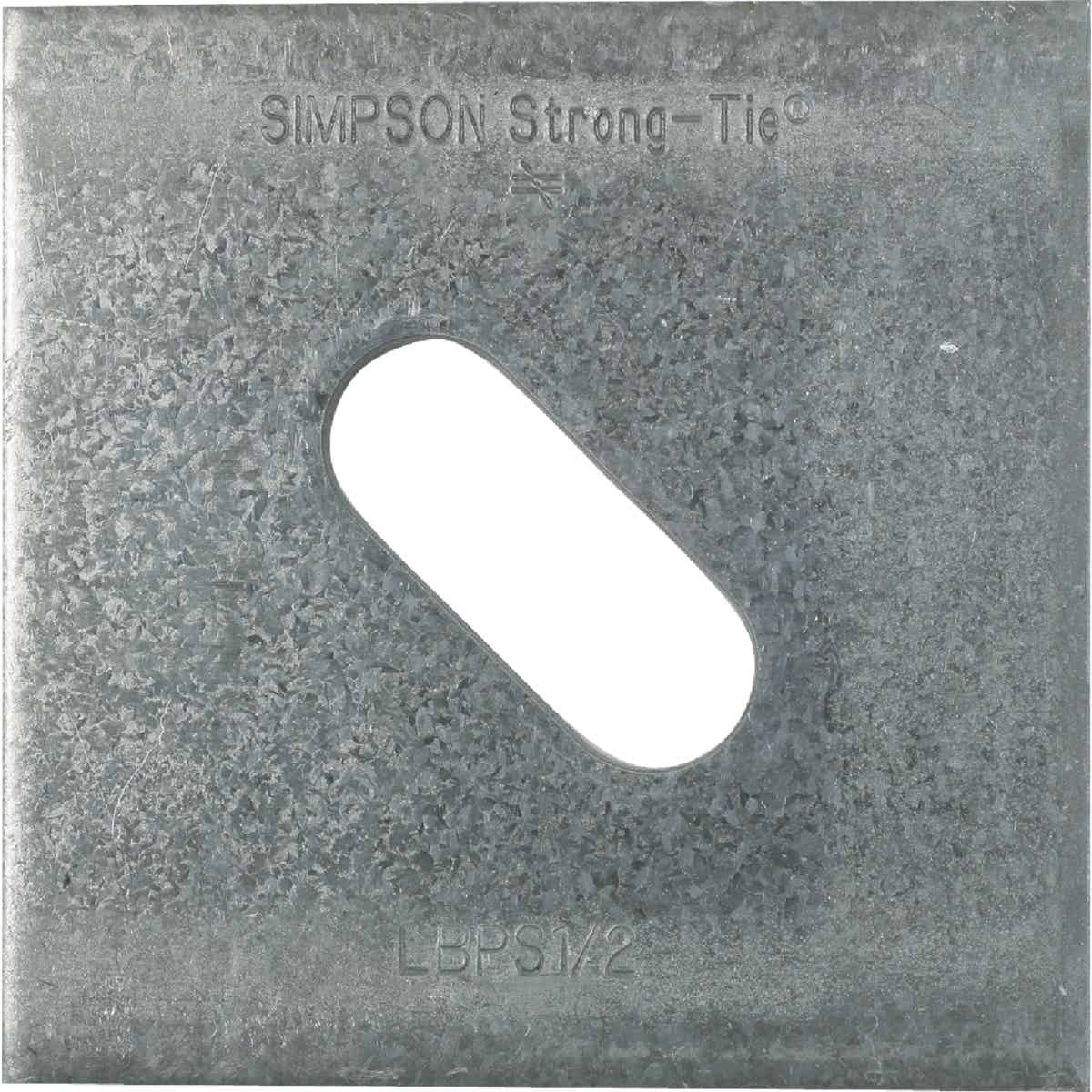 Simpson Strong-Tie 1/2 In. x 3 In. Galvanized Slotted Steel Bearing Plate