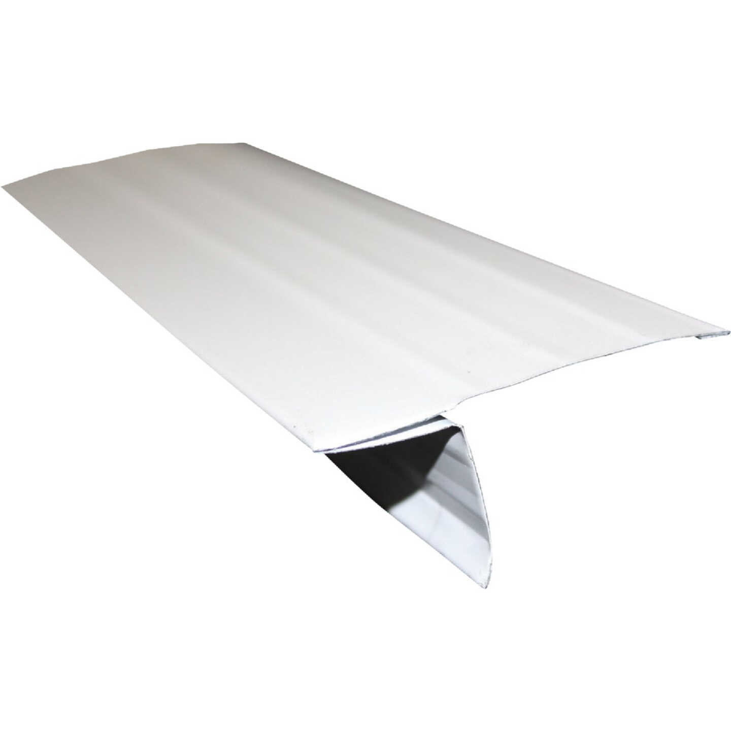 Klauer D5 Galvanized Steel Roof Edge Flashing, White Image 1