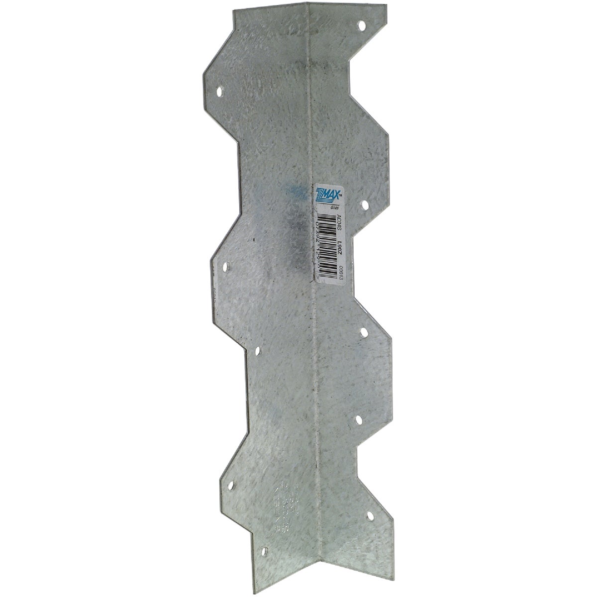 9 in. 16-Gauge ZMAX Galvanized Reinforcing L Angle