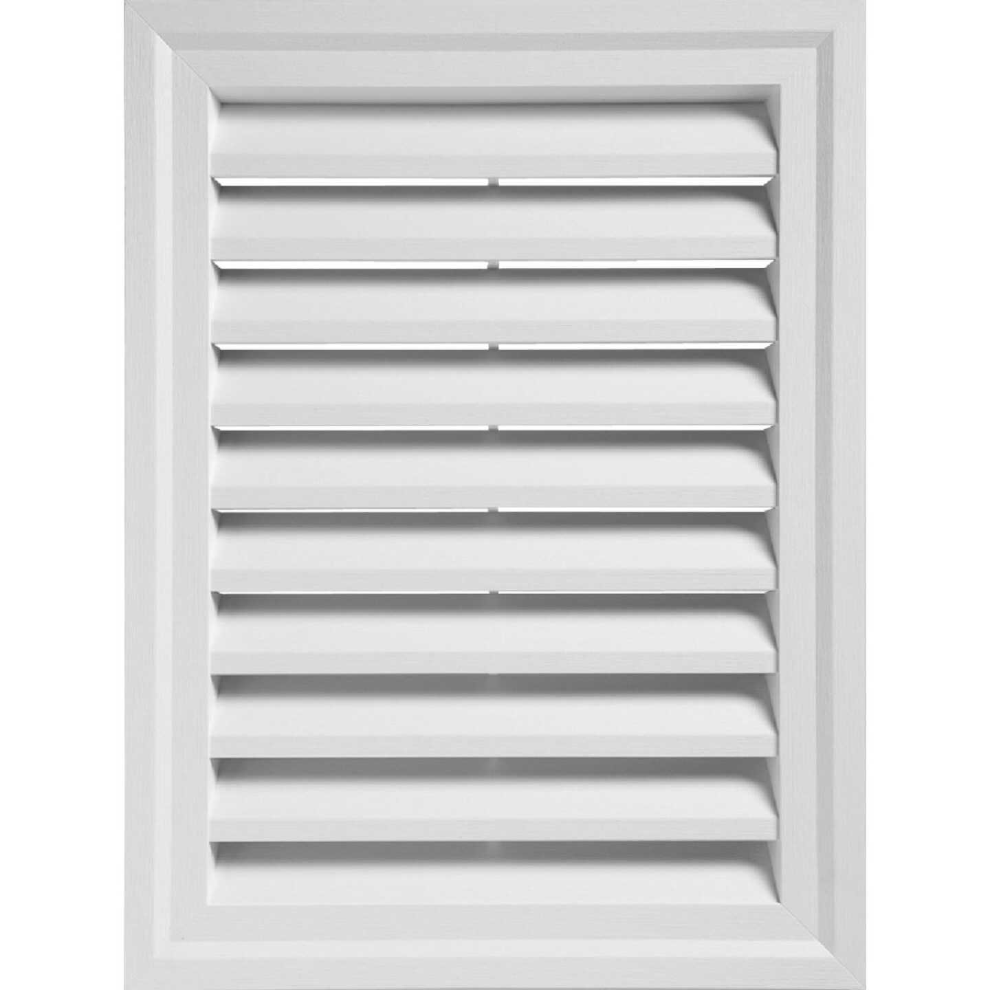 Ply Gem 24" x 30" Rectangular White Gable Attic Vent Image 1