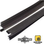 M-D Building Products 81 In. Premium Rubber PLATINUM Top and Sides Door Seal for Doors with Kerf/Channel, Brown Image 1