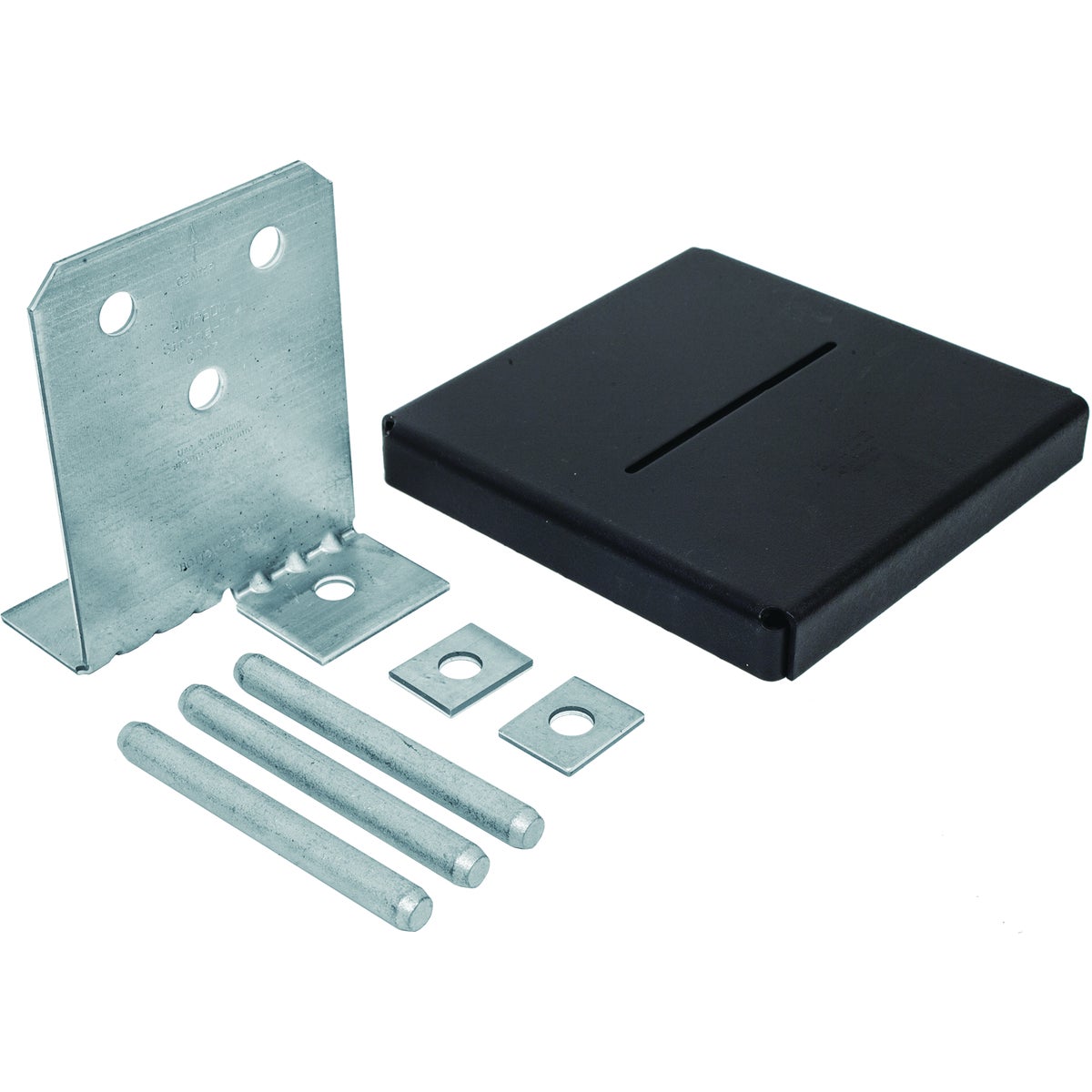 Simpson Strong-Tie ZMAX 8 In. x 8 In. Galvanized Concealed Post Base