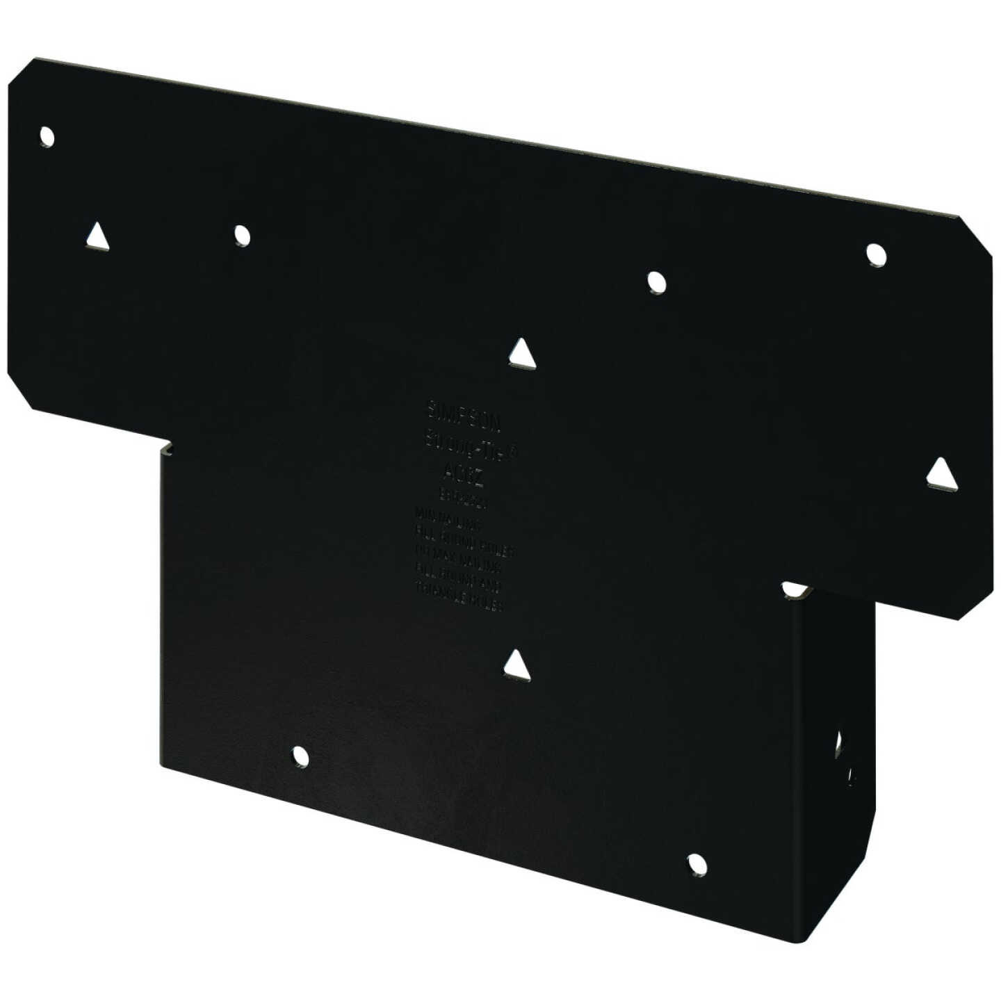 Simpson Strong-Tie Outdoor Accents ZMAX 6 In. x 6 In. Black Adjustable Post Cap Image 1