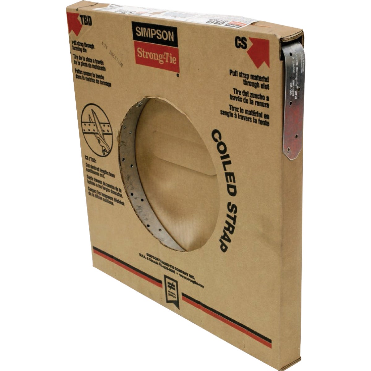 Simpson Strong-Tie 250 Ft. 20 ga Galvanized Steel Coiled Strapping Image 4