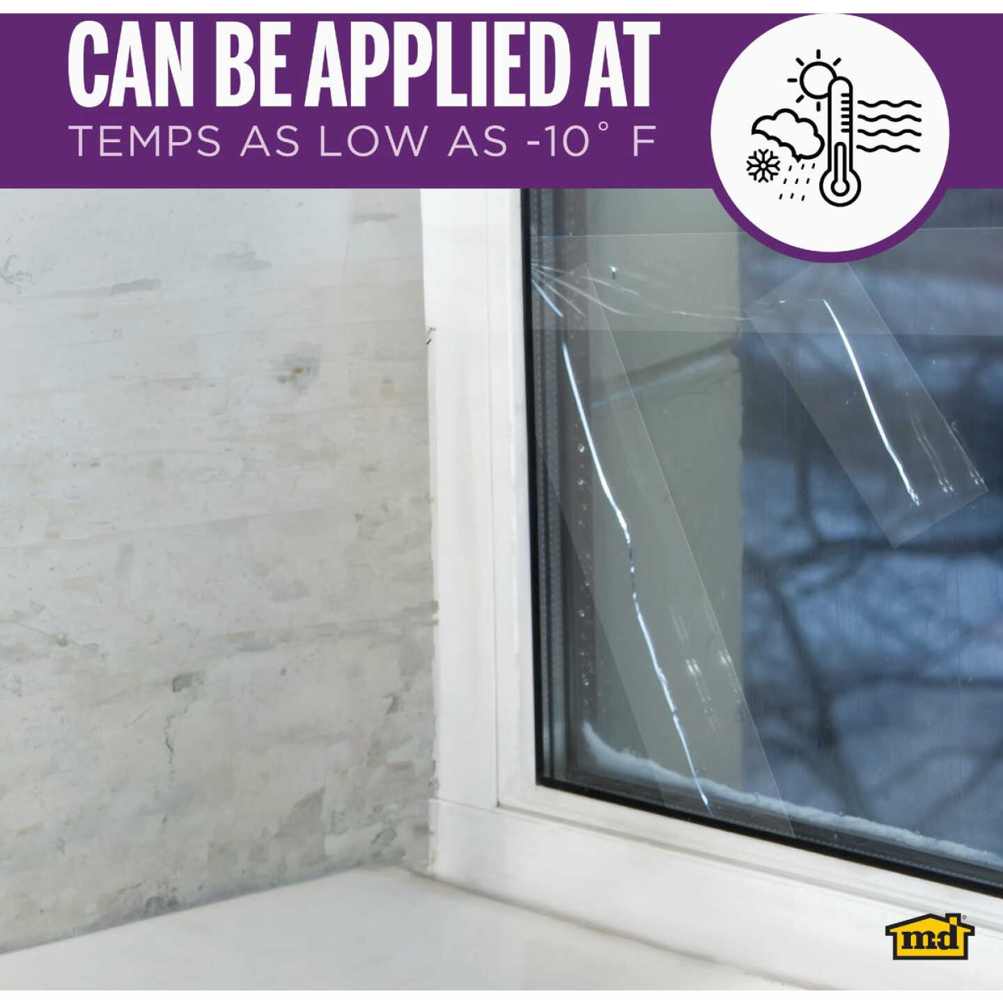 M-D Building Products 100 Ft. Transparent Weatherseal Tape for Windows & Vents Image 7
