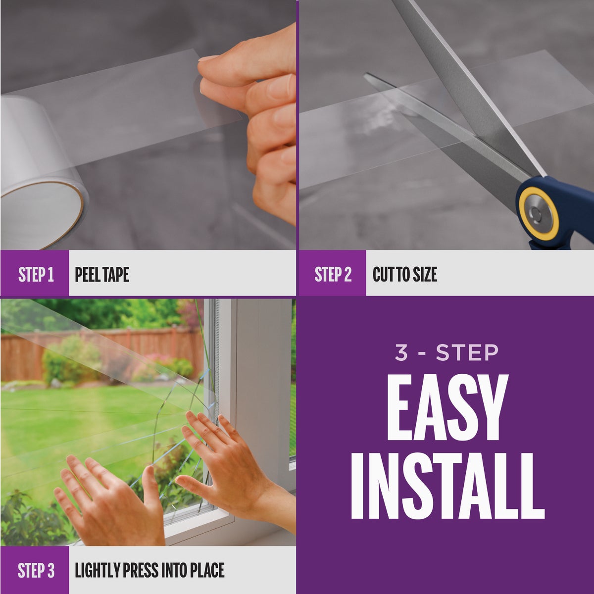 M-D Building Products 100 Ft. Transparent Weatherseal Tape for Windows & Vents Image 5