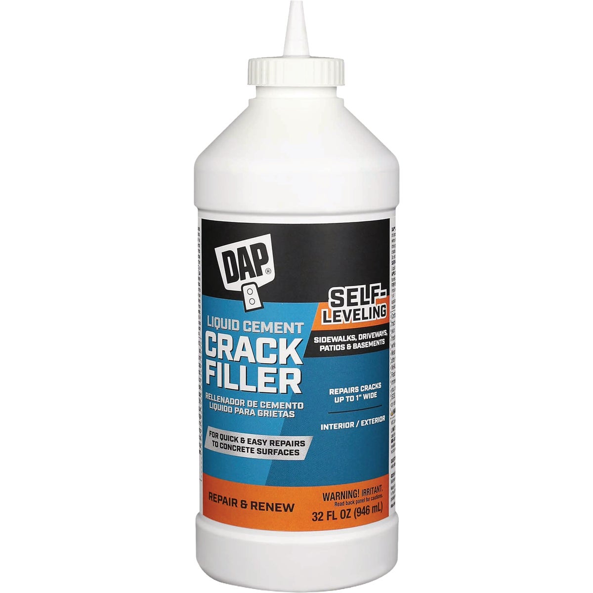 Dap Ready-to-Use 1 Qt. Gray Liquid Cement Crack Filler