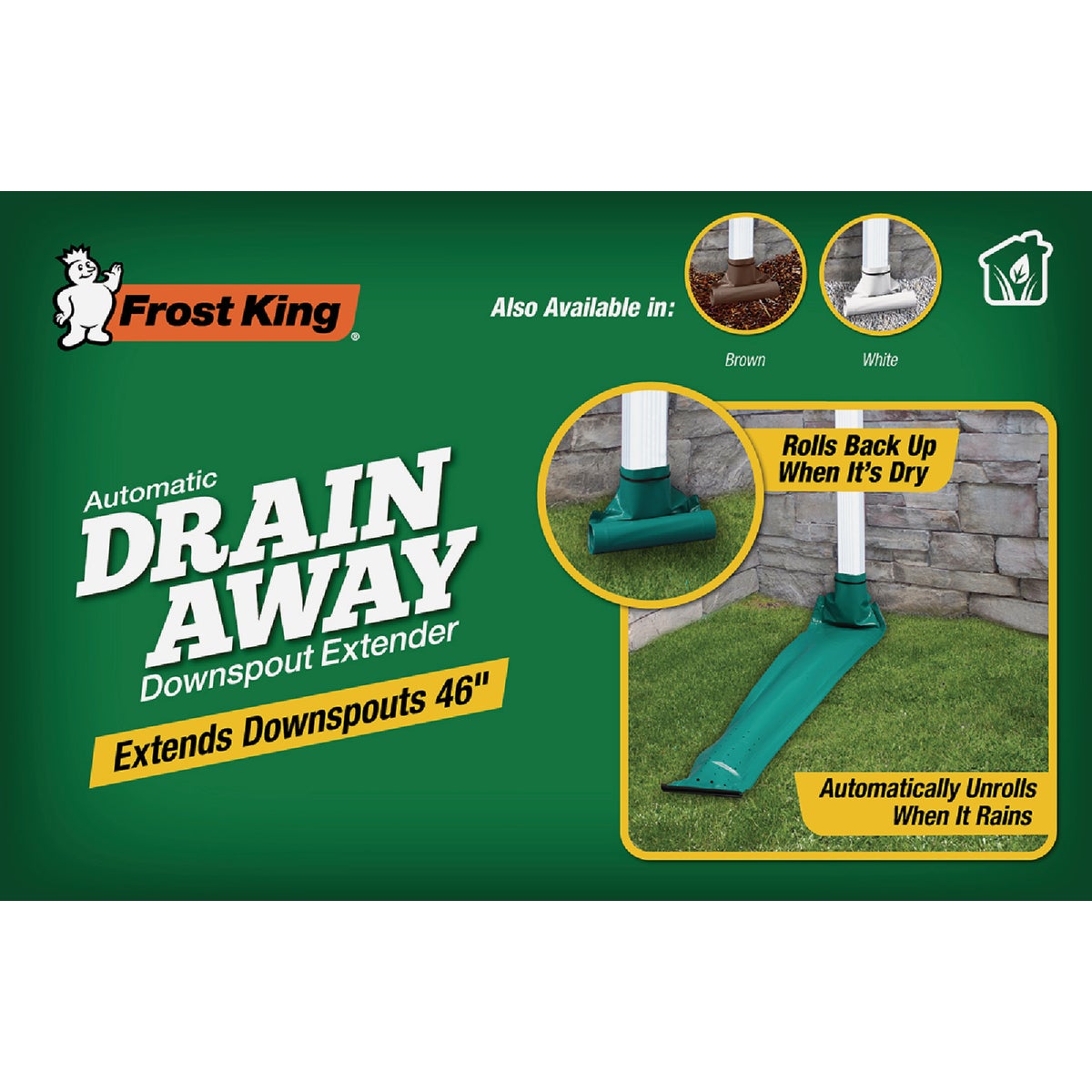 Frost King Automatic 46 In. Brown Downspout Extender Image 2